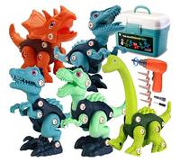 Jouets Dinosaures pour Enfants de 3 à 5 ans - AMOUNE - Kit de Construction STEM avec Perceuse électrique