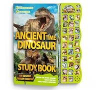 Jouets dinosaures pour enfants de 3 à 5 ans Livre de dinosaures avec sons 30 noms d'espèces et sons réalistes Jouets interactifs pour garçons et filles de 2, 3, 4, 5, 6, 7 ans