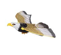 Jouets d'oiseaux électriques pour chats, jouets de chats d'oiseaux électriques Simulation jouet de chat interactif son 'aigle volant pour l'intérieur (sans batterie) pour un usage quotidien à la mai