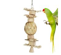 Jouets d'oiseaux en bois, jouets d'oiseaux pour perroquets | Blocs en bois de cage pour perroquets,Fournitures drôles pour animaux de compagnie, blocs de divertissement pour