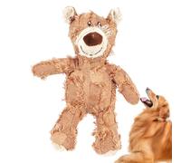 Jouets D'ours pour Chiens | Ours Stimulant Interactif Couinant - Jouet en Peluche Incassable pour Chiens - Chiots de Races Petites et Moyennes Mâcheurs Lourds et Dentition