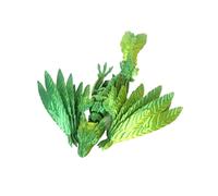 Jouets Dynamiques de Dragon en Cristal Imprimés en 3D pour Adultes Dragon Articulé Imprimé en 3D, Jaune Laser