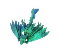 Jouets Dynamiques de Dragon en Cristal Imprimés en 3D pour Adultes Dragon Articulé Imprimé en 3D, Vert Laser