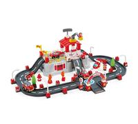 Jouets Ecoiffier - 1349 - Baril Circuit Pompiers - Abrick - Jeux de Construction pour Enfants - Dès 12 Mois - Fabriqué en France