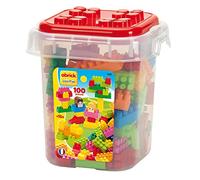 Jouets Ecoiffier -1465 - Baril de briques à empiler Abrick - Jeu de construction pour enfants - 100 pièces - Dès 18 mois - Fabriqué en France