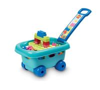 Jouets Ecoiffier - 1479 - Chariot à Pousser - Construction - 30 pièces - Dès 18 mois - Fabriqué en France