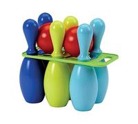 Jouets Ecoiffier -157 - Jeu de bowling 6 quilles 23 cm - Jeu de plein air pour enfants - Dès 18 mois - Fabriqué en France