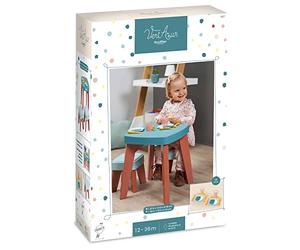 Jouets Ecoiffier - 1687 - Table à Dîner avec accessoires et tabourets - Jeu d'imitation - De 12 à 36 mois - Fabriqué en France, enfant, Multicouleur