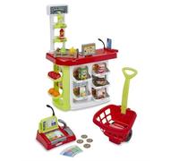 Jouets Ecoiffier - 1691 - Sortie de caisse Supermarché 3 en 1 avec accessoires de ventes - Jeu d'imitation - Dès 18 mois - Fabriqué en France