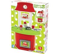 Jouets Ecoiffier - 1709 - Cuisine Coquillette - Cuisine pour enfants avec accessoires - 13 pièces - De 18 mois à 5 ans - Fabriquée en France