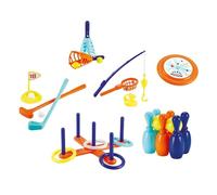 Jouets Ecoiffier - 179 - Coffret Sport 6 en 1 Jouets -Coffret Jeu de Plein air pour Enfants - Dès 36 Mois - Origine France Garantie