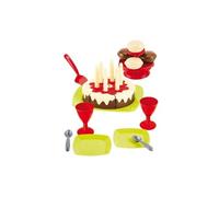 Jouets Ecoiffier - 2513 - Gâteau d'Anniversaire 100% Chef - Imitations d'Aliments pour Enfants - Dès 18 Mois - Fabriqué en France