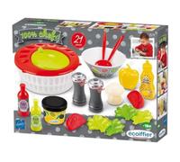 Ecoiffier Coffret Salade Composée 2579 - Essoreuse et Légumes - Dès 18 mois - Fabriqué en France