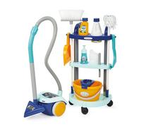 Jouets Ecoiffier - 2774 - Chariot ménage + aspirateur - Jeux d'imitations pour Enfants - Dès 36 Mois - Fabriqué en France