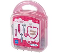 Jouets Ecoiffier - 2875 - La valisette médecin rose avec tous les accessoires du docteur - Nursery - Jeu d'imitation - Dès 18 mois - Fabriquée en France
