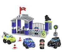 Jouets Ecoiffier -3015 - Poste de police Abrick - Jeu de construction pour enfants - Dès 18 mois - Fabriqué en France