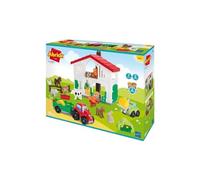 Jouets Ecoiffier -3021 - La ferme Abrick - Jeu de construction pour enfants - Dès 18 mois - Fabriqué en France
