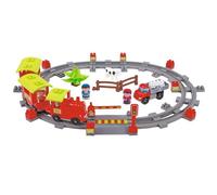 Train vapeur - Ecoiffier - Circuit de train avec locomotive et wagons