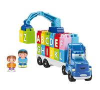 Jouets Ecoiffier - 3352- Camion des Lettres - Abrick - Jeu de Construction pour Enfants - Dès 18 Mois - Fabriqué en France