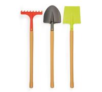 Jouets Ecoiffier - 4338 - Filet de 3 grands outils de jardin 70 cm - Jeux de plein air - Jeux pour le jardin - Jeu enfant - Dès 18 mois - Origine France Garantie