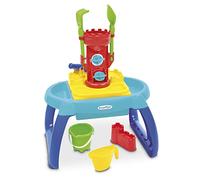 Table sable et eau - ECOIFFIER - 66 cm - Tamis, moulin, pelle, râteau, seau, arrosoir et moule à sable château