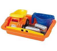 Jouets Ecoiffier - 495 - Kit Maçonnerie Avec Accessoires Inclus - Jeu de Plage Pour Enfants - Dès 18 mois - Fabriqué en France