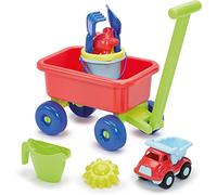 Jouets Ecoiffier - 529 - Chariot Plage Garni - Jeu de Plein air aux thèmes et aux Couleurs variés - Fabriqué en France
