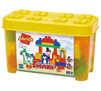 Jouets Ecoiffier - 7881 - Baril des Animaux du Monde - 50 pièces - Les Maxi - Jeu de Construction pour Enfant - Dès 12 Mois - Fabriqué en France, Coloré