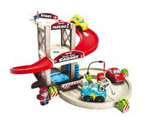 Jouets Ecoiffier - 3011 - Garage - 3 Véhicules + 1 Personnage - Abrick - Dès 18 Mois - Fabriqué en France