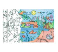 Avenue Mandarine - Graffy Roll pré-imprimé GY078C 5 m x 35 cm Écosystème - Dès 4 ans