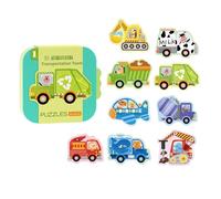 Jouets éducatifs de dessins animés pour enfants | Puzzle éducatif pour enfants pour voyages école maternelle Noël cadeaux