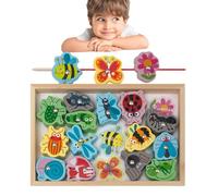 Jouets éducatifs de pêche | Jouets de pêche d'apprentissage préscolaire - Jeux de magnétiques avec des Poissons vifs, Jeu de pour Tout-Petits, Cadeau d'anniversaire de Pâques pour garçons