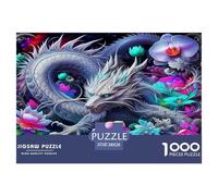 Jouets Éducatifs Défi Puzzle Dragon Mignon Créature Mythique 38x26cm/1000pcs 1000 Pièces pour Adultes