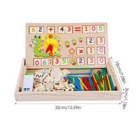 Jouets Éducatifs En Bois Montessori Pour Enfants, Jeu D'Apprentissage Des Maths, Jeu Préscolaire, Opérations Numériques