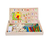 Jouets Éducatifs En Bois Montessori Pour Enfants, Puzzle Pour L'apprentissage Précoce Des Maths, Bâtons De Comptage Des Nombres, Outils Pédagogiques