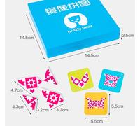 Jouets Éducatifs En Bois Montessori, Puzzle À Imagerie Miroir, Jouets Sensoriels Pour Enfants, Apprentissage De La Maternelle, Nouvelle Collection