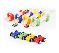 Jouets Éducatifs En Bois Pour Bébés, Petits Poissons En Couleur, Glissent, Voiture, Pratiques, Pour Enfants, 2017