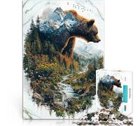 Jouets éducatifs Le Vagabond Solitaire Puzzle pour Adolescents 1000 pièces 26x38cm Car C'est Un pour Toute la Famille