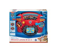 VTech - Pat' Patrouille, Mission Pilote 2 en 1, Simulateur de Conduite avec Tableau de Bord, Quad de Ryder et Camion de Pompiers de Marcus, Cadeau Enfant de 3 Ans à 7 Ans - Contenu en Français