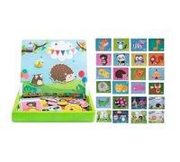 Jouets éducatifs magnétiques pour - Jouets éducatifs magnétiques animés - De ferme pour les activités des , pour les filles et les jeunes d'âge préscolaire, les voyages en