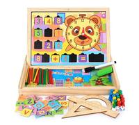 Jouets Éducatifs Montessori En Bois Pour Bébés, Bâtons De Comptage Des Nombres, Boîte En Bois Pour Enseigner Les Mathématiques Aux Enfants