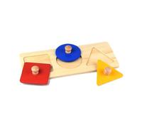 Jouets Éducatifs Montessori Pour Enfants, Jeu Rond, Triangle, Carré, Planche D'Empilage, Puzzle De Géométrie, Jouet, Cadeaux D'Apprentissage Précoce