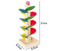Jouets Éducatifs Montessori, Tour De Feuille En Bois, Balle Colorée, Sûre Et Détachable, Bricolage, Pour La Cognition