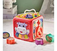 Jouets éducatifs pour bébé, cube musical intelligent, association de formes (certains accessoires de couleur aléatoire) Taille UniqueAnimal,CartoonABS