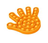 Jouets Éducatifs Pour Enfants, Augmentation De La Forme Du Cercle, Bulle De Poussée, Jouet Sensoriel, Fournitures D'apprentissage Précoce - Orange A