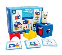 Jouets Éducatifs Pour Enfants, Boîte Magique Interactive Parent-Enfant, Jouets En Bois, Aventures De Chaton