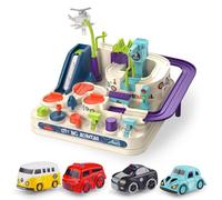 Jouets Éducatifs Pour Enfants, Jeu D'aventure De Voiture De Course Sur Rail, Modèle De Train Interactif Mécanique