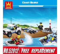 Jouets Éducatifs Pour Enfants, Série Police De La Ville, Jeu De Briques De 453 Pièces, À Faire Soi-Même, Cadeaux Pour Enfants, No.52012