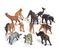 Jouets Éducatifs Réalistes, 12 Pièces/Ensemble, Décoration De Table, Jouet D'Apprentissage, Figurines D'Animaux Safari Pour Cadeau