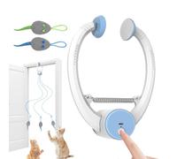 Jouets électriques pour chat, rechargeable et rétractable, jouet d'exercice pour enrichir les chats, pour les jeux en intérieur, soulager l'ennui, libérer l'énergie
